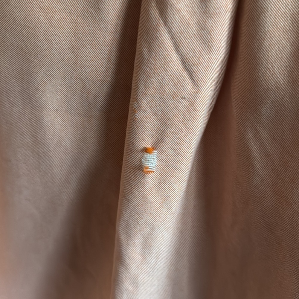 Ralph Lauren Men’s Large Blairs 100% Cotton Peach Preppy Short Sleeve Shirt - Picture 4 of 8
